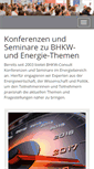Mobile Screenshot of bhkw-konferenz.de